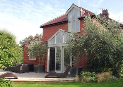 Conservatory extension to house in Wimbledon, South West London