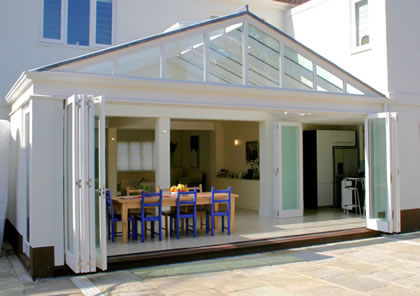 Folding Sliding Doors and Conservatory in Barnes, South West London