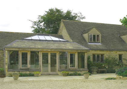 Orangery on Grade II Listed Rectory near Cirencester, Gloucestershire