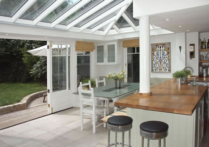 Kitchen extension conservatory near Kew, Richmond