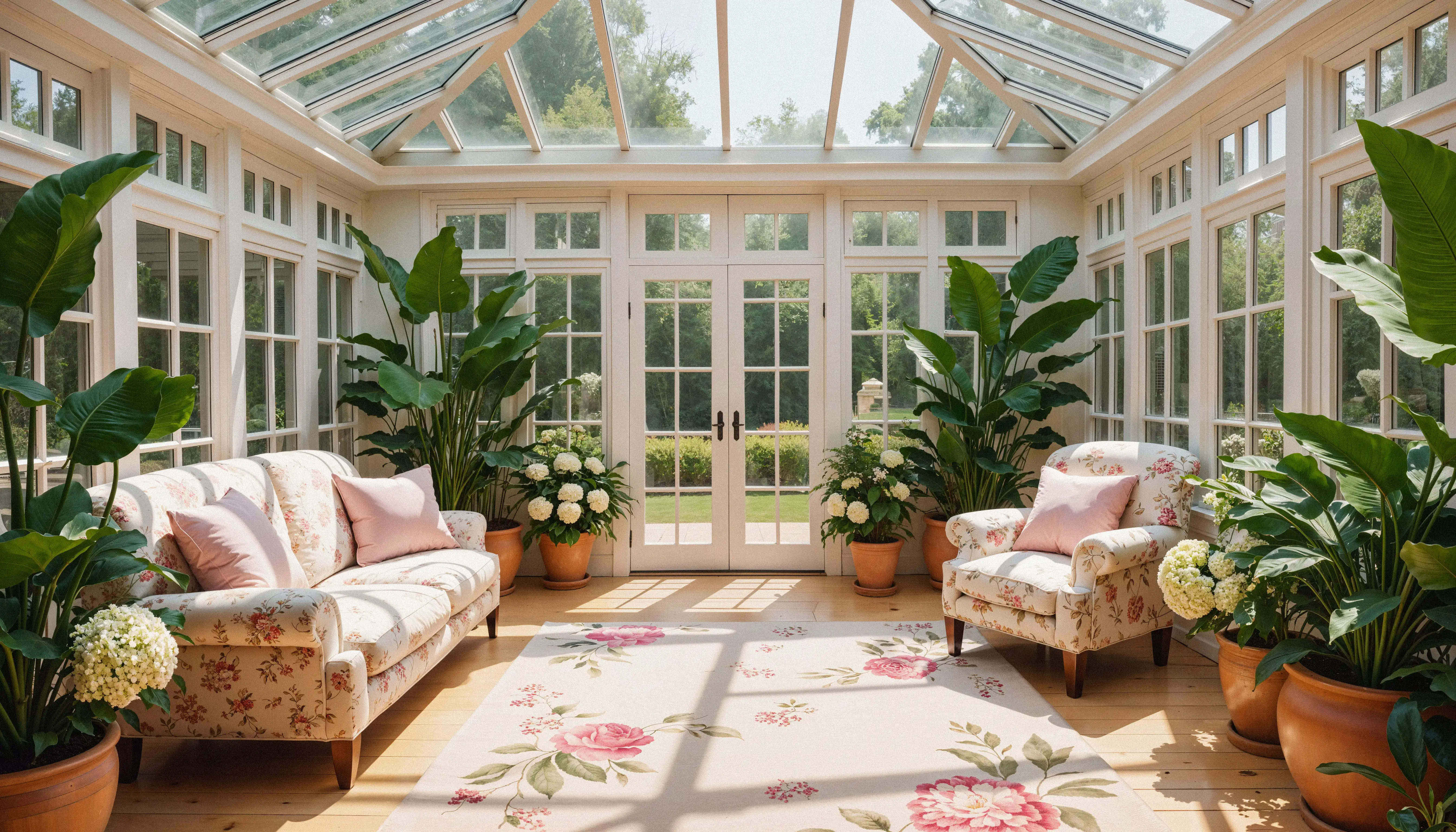 Handcrafted orangery blending classical and modern design